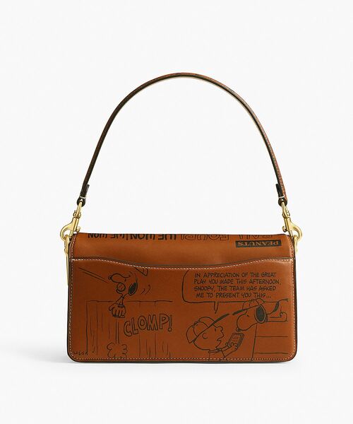 即日発送可能【COACH×PEANUTS】タビー ショルダー バッグ 26 COACH｜【公式】【COACH X PEANUTS】タビー ショルダー バッグ