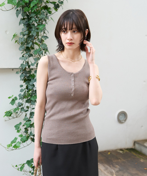 Rouge vif Anna（ルージュヴィフアンナ） ニット セーター ヘンリー