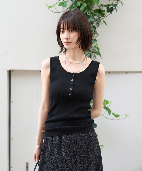 Rouge vif Anna（ルージュヴィフアンナ） ニット セーター ヘンリー