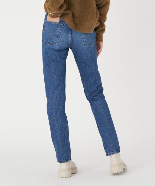 Levi's 「Levi's」 ダメージ加工デニムパンツ 23inch インディゴ