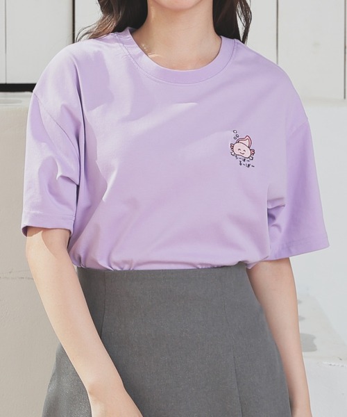 Honeys（ハニーズ） tシャツ おえかきさん／Tシャツ レディース