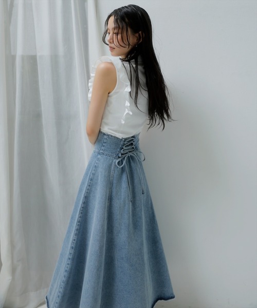 drawer デニムスカート Drawer（ドゥロワー）の「Drawer デニムスカート（スカート）」 - WEAR