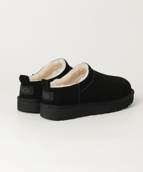 更に値下げ！新品未使用UGGアグローファーモカシンスリッポン　ブラック２６cm UGG Australia アグ スリッポン モカシン アンスレー レディース