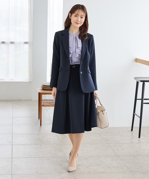 セオリー　ネイビー　ブレザー　小さいサイズ　テーラードジャケット　レディース aj243120-b.jpg