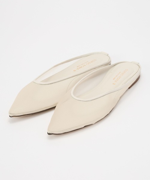 CORSO ROMA 9/コルソローマ メッシュフラットミュールチュールパンプス NOBLE別注》CORSO ROMA9/コルソローマ ノーヴェ メッシュミュール