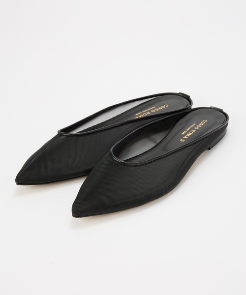 CORSO ROMA 9/コルソローマ メッシュフラットミュールチュールパンプス CORSO ROMA,9（コルソローマ ノーヴェ） パンプス 「CORSO ROMA 9