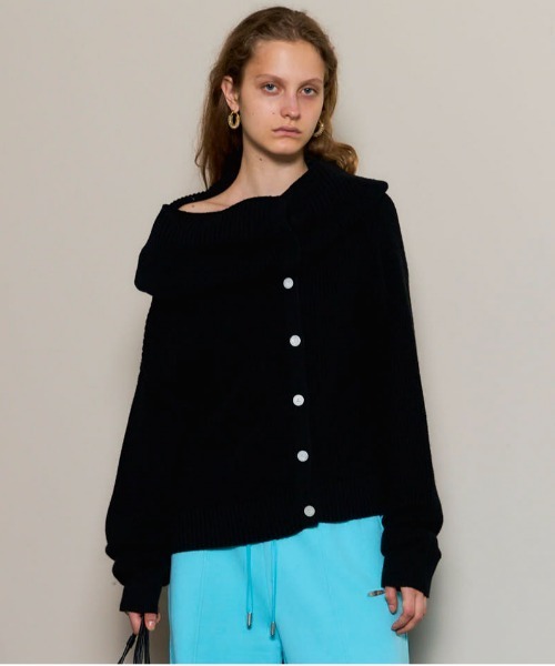 ニット セーター 「25AW PRE-ORDER」Multiway Off Shoulder Knit Pullover/マルチウェイオフショルニット
