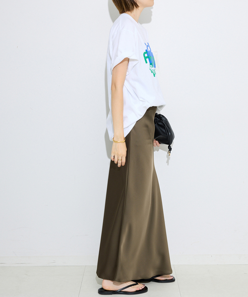 SLOBE IENA スローブイエナ⭐︎サテンスカート　36サイズ SLOBE IENA スカート サテンナロースカート : ZOZOTOWN Yahoo!店