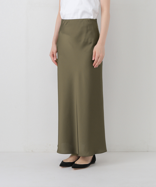 SLOBE IENA（スローブイエナ） スカート サテンナロースカート
