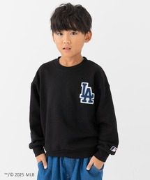 MLB トレーナー 「MLB」ワイドシルエット サガラ刺繍ロゴ 裏毛