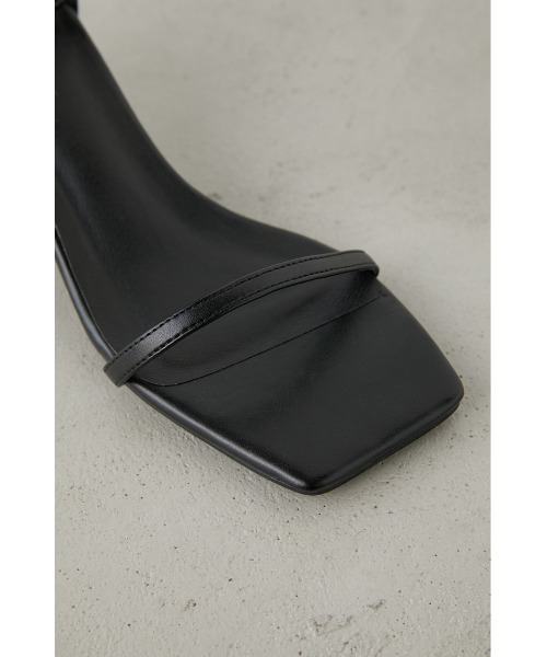 「crie conforto」 ヒールサンダル LARGE レッド レディース_画像6