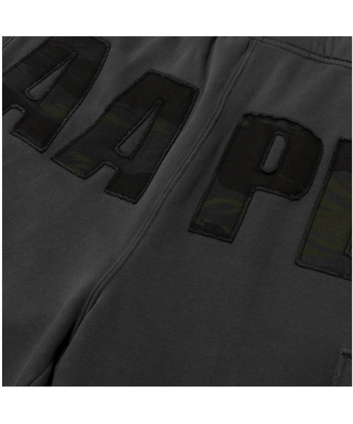「AAPE BY A BATHING APE」 ショートパンツ LARGE ブラック メンズ_画像6