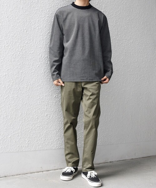 SHIPS any チノパン any:「洗濯機可能」フェードカラー ストレッチ