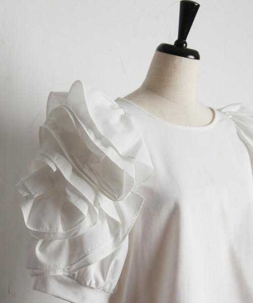 「&. NOSTALGIA」 半袖カットソー M ブラック レディース_画像7