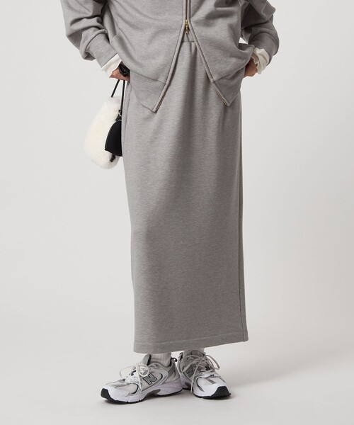 bark 62B8005 グレー green label relaxing（グリーンレーベルリラクシング） スカート