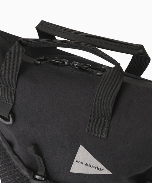 アンドワンダー　ショルダーバッグ and wander（アンドワンダー） ショルダーバッグ PE/CO 2way bag 防水