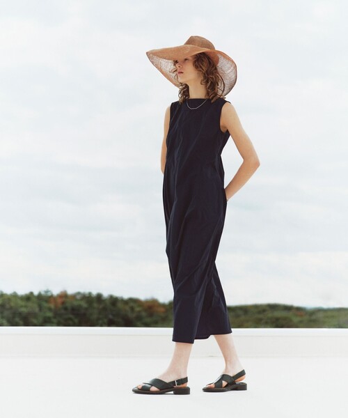 「UNFILO」 ノースリーブワンピース SMALL ブラック レディース_画像3