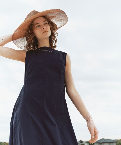 「UNFILO」 ノースリーブワンピース SMALL ブラック レディース_画像5