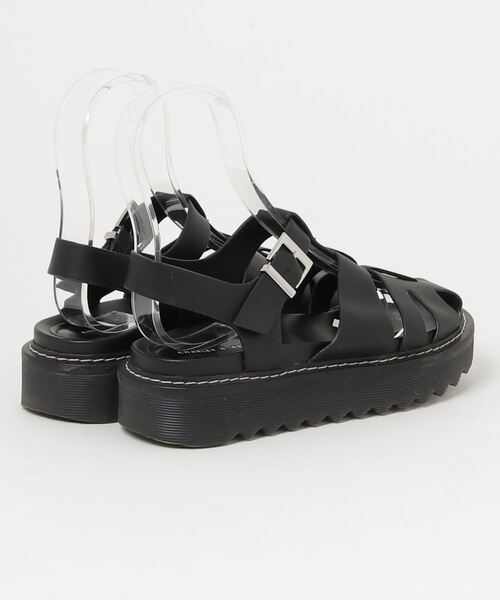 「charles&keith」 フラットサンダル 23cm ブラック レディース_画像2