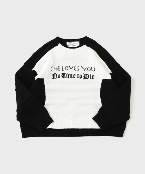 DAIRIKU（ダイリク） セーター ニット Docking Lettered Knit メンズ