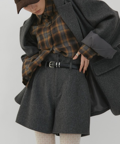 VION パンツ High-waist Short Pants / ハイウエストショートパンツ