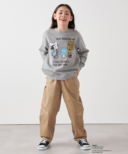 PEANUTS トレーナー SHIPS any: SNOOPY コラボ NOT THERE グラフィック