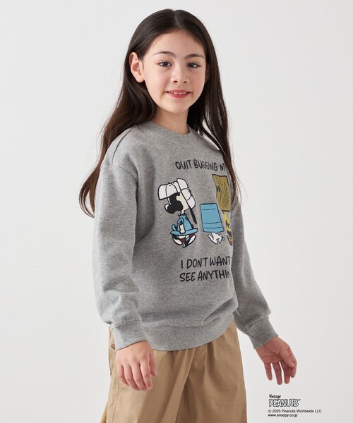 PEANUTS トレーナー SHIPS any: SNOOPY コラボ NOT THERE グラフィック