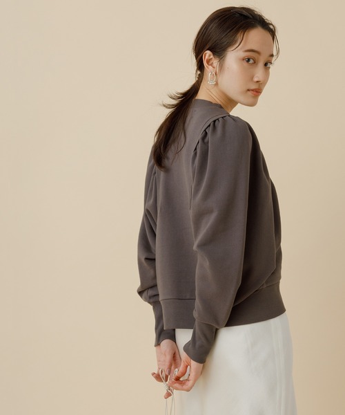 アダムエロペ　【WEB限定品】 チャコールグレー FREE ADAM ET ROPE'（アダムエロペ） スウェットカットソー FREE