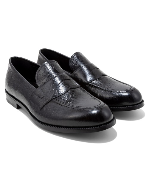ローファー ケンフォード メンズ K024 EMBOSSED LOAFERS ペイズリー