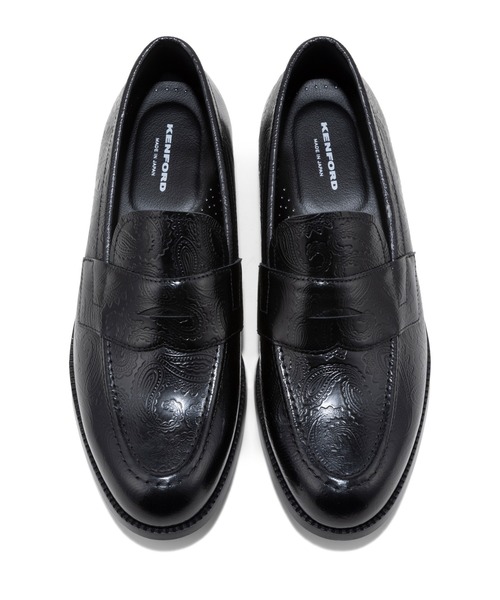 ローファー ケンフォード メンズ K024 EMBOSSED LOAFERS ペイズリー