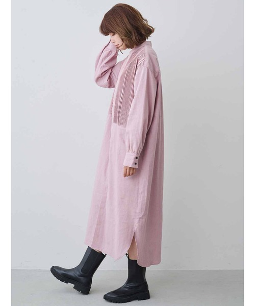 「MEDE19F」 長袖ワンピース LARGE ピンク レディース_画像5