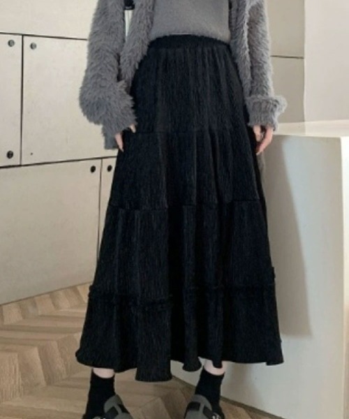Sally Lunn スカート フリルロングスカート : ZOZOTOWN Yahoo!店