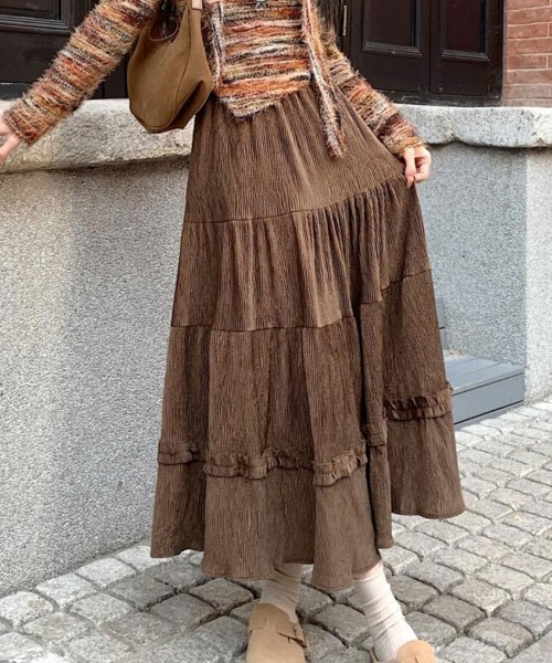 Sally Lunn スカート フリルロングスカート : ZOZOTOWN Yahoo!店