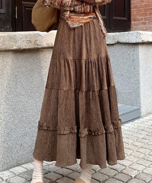 Sally Lunn スカート フリルロングスカート : ZOZOTOWN Yahoo!店