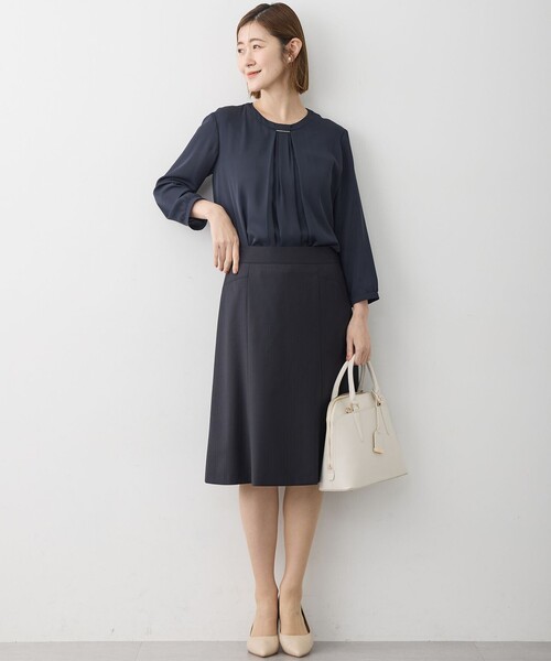 23区（ニジュウサンク） スカート ファインネスウール フレア スカート