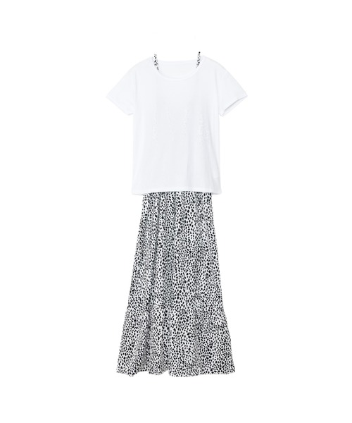 「Ada.」 キャミソールワンピース FREE オフホワイト レディース_画像2