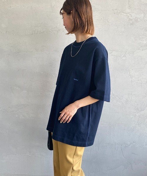 「GYMPHLEX」 半袖Tシャツ S オフホワイト レディース_画像4