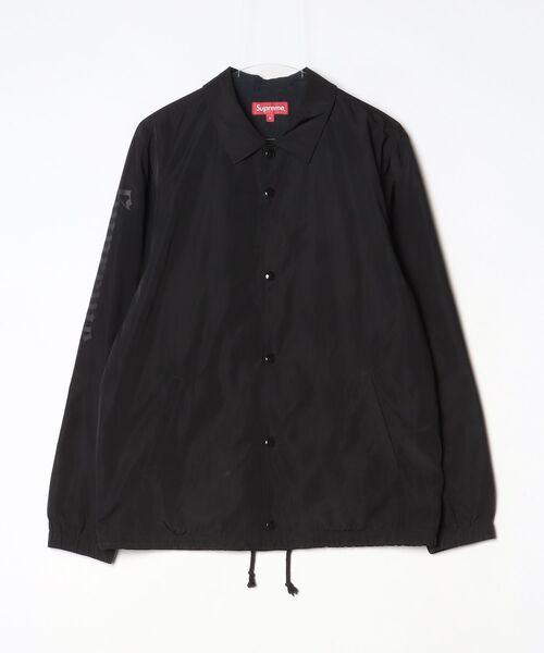 Supreme ブラック コーチジャケット M Supreme ブラック コーチジャケット M