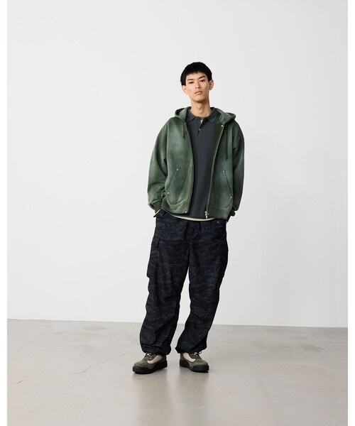 BEAMS（ビームス） パーカー フェード リベット フルジップアップ
