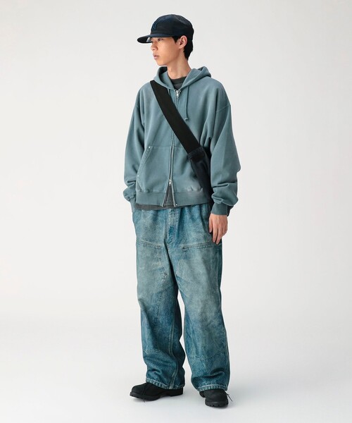 BEAMS（ビームス） パーカー フェード リベット フルジップアップ