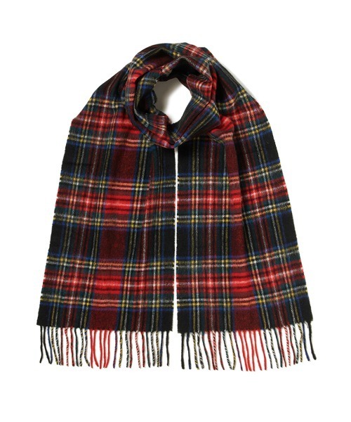 Barbour マフラー　100%カシミア Barbour（バブアー） マフラー ラムズ ウール / カシミヤ ニュー