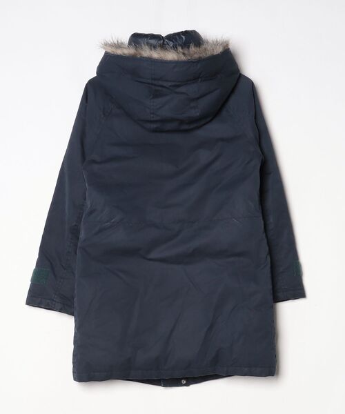 からに　ノースフェイスパープルレーベル　ロングダウンコート wsサイズ THE NORTH FACE PURPLE LABEL 「THE LABEL」 ダウンコート WS ネイビー