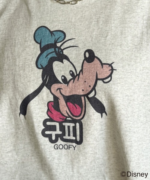 「classicalelf」 半袖Tシャツ「Disneyコラボ」 MEDIUM グレー レディース_画像7
