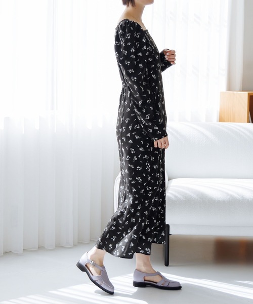 HIMIKO パンプス 「HIMIKO」「撥水」ラウンドトゥグルカシューズ