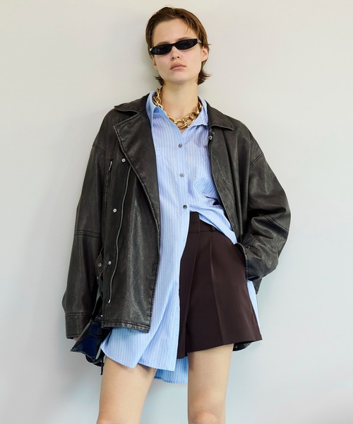 MAISON SPECIAL（メゾンスペシャル） パンツ Asymmetrical Short Pants