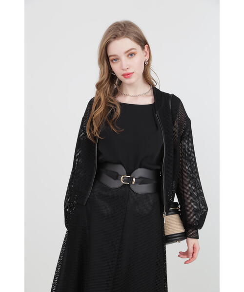 「PINKY&DIANNE」 ブルゾン 36 ブラック レディース_画像4