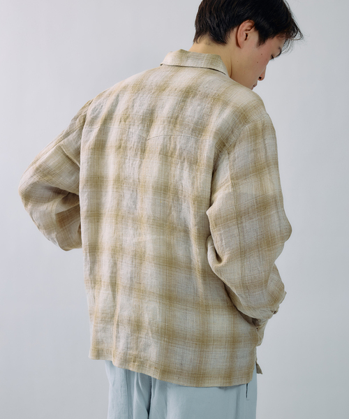 JOURNAL STANDARD J.S HOMESTEAD シャツ Stead / リネン オンブレ