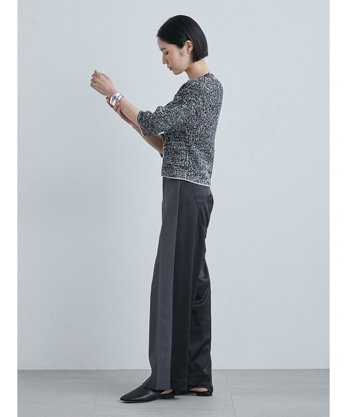 「MIESROHE」 半袖ニット ONE SIZE ピンク レディース_画像5