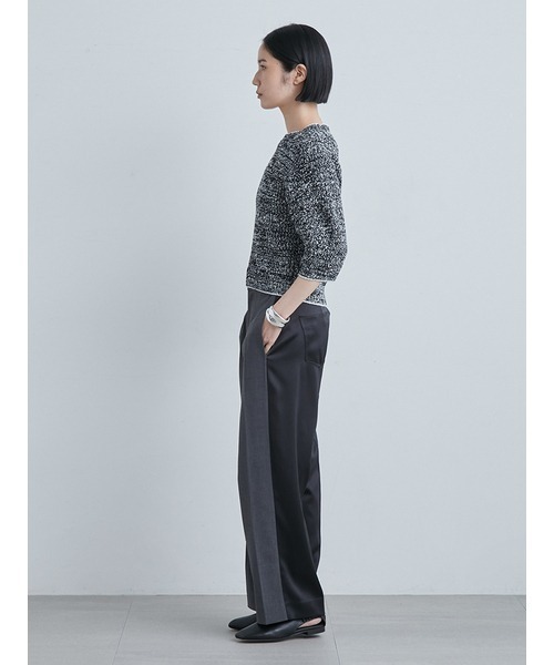 「MIESROHE」 半袖ニット ONE SIZE ピンク レディース_画像6
