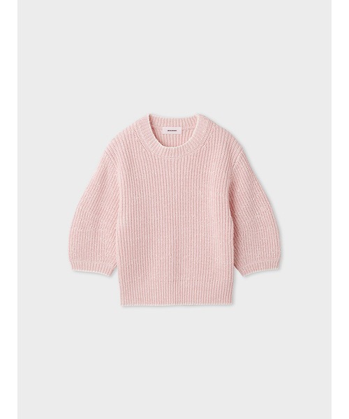 「MIESROHE」 半袖ニット ONE SIZE ピンク レディース_画像10